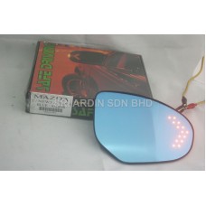 Mazda 2 / 3 / 6 08-13 Blue Side Mirror w LED Signal